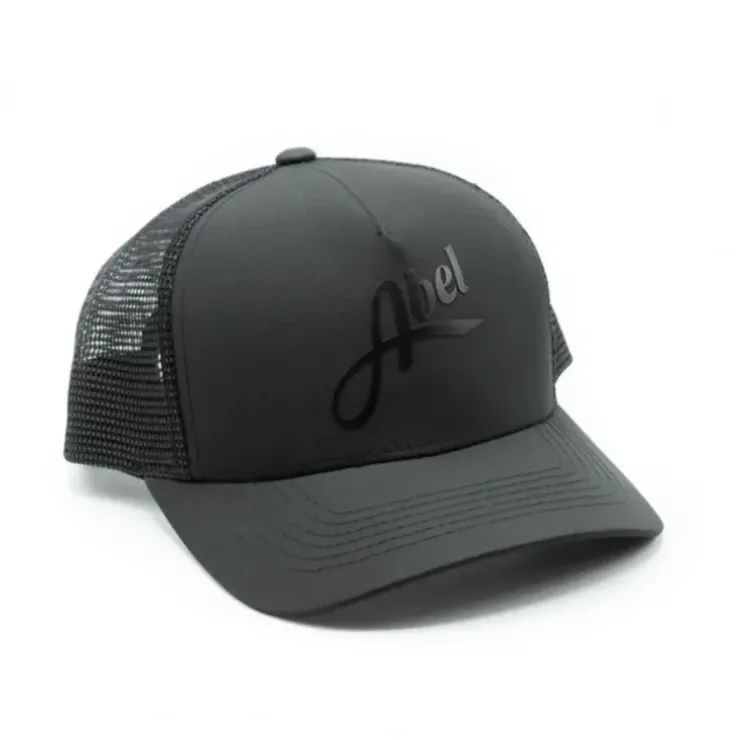 Abel Logo Hat Rip-Stop Trucker Black - Your Premium Fishing Gear Store Rods Lines Baits Accessories^ Cheap