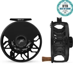 Abel ROVE Reel 5/7 Black with Walnut Handle - Your Premium Fishing Gear Store Rods Lines Baits Accessories^ Outlet