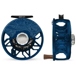 Abel ROVE Reel 5/7 Deep Blue Underwood Drift, Platinum Drag Knob with Rosewood Handle - Your Premium Fishing Gear Store Rods Lines Baits Accessories^ Shop