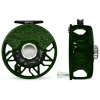 Abel ROVE Reel 4/6 Deep Green, Platinum Drag Knob, Underwood Drift and Freshwater Flies Engraving with Platinum Handle - Your Premium Fishing Gear Store Rods Lines Baits Accessories^ Clearance