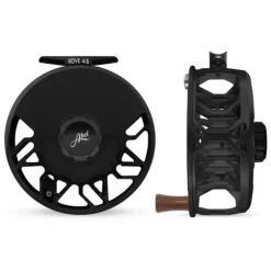 Abel Rove Reel 4/6 Gloss Black, Gloss Black Drag Knob with Rosewood Handle - Your Premium Fishing Gear Store Rods Lines Baits Accessories^ Cheap