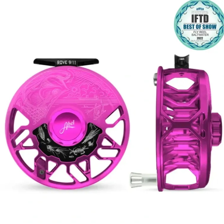 Abel ROVE Reel 9/11 Pink Underwood Salt with Platinum Handle - Your Premium Fishing Gear Store Rods Lines Baits Accessories^ Cheap