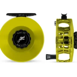 Abel SDF Reel 4/5 Lime Green, Gloss Black Drag Knob with Black Handle - Your Premium Fishing Gear Store Rods Lines Baits Accessories^ Cheap