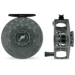 Abel SDF Reel 4/5 Solid Underwood Mayfly Furry Slate Gray, Slate Gray Drag Knob with Ebony Handle - Your Premium Fishing Gear Store Rods Lines Baits Accessories^ Discount