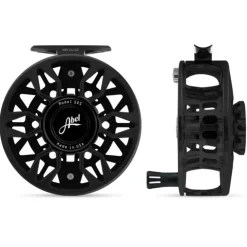 Abel SDS Reel Ported 11/12 Gloss Black with Black Handle - Your Premium Fishing Gear Store Rods Lines Baits Accessories^ Hot