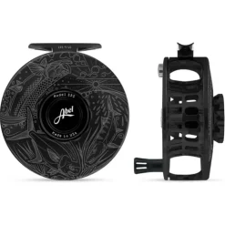 Abel SDS Reel Solid 9/10 Gloss Black, Underwood Slammin' with Black Handle - Your Premium Fishing Gear Store Rods Lines Baits Accessories^ Shop