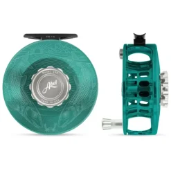 Abel SDS Reel Solid 7/8 Teal, Platinum Drag Knob, Underwood Bonefish with Platinum Handle - Your Premium Fishing Gear Store Rods Lines Baits Accessories^ Best Sale