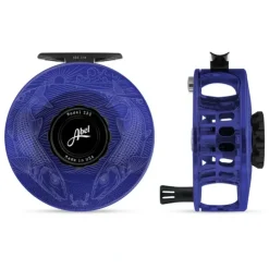 Abel SDS Reel 7/8 Solid Underwood Tailing Bones Blue III, Black Drag Knob with Black Handle - Your Premium Fishing Gear Store Rods Lines Baits Accessories^ Hot