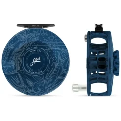 Abel SDS Reel 9/10 Solid Underwood Slammin' Deep Blue, Deep Blue Drag Knob with Platinum Handle - Your Premium Fishing Gear Store Rods Lines Baits Accessories^ Fashion