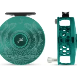 Abel Super Series Reel 9/10 Underwood Moondance Teal/Platinum Handle - Your Premium Fishing Gear Store Rods Lines Baits Accessories^ Fashion