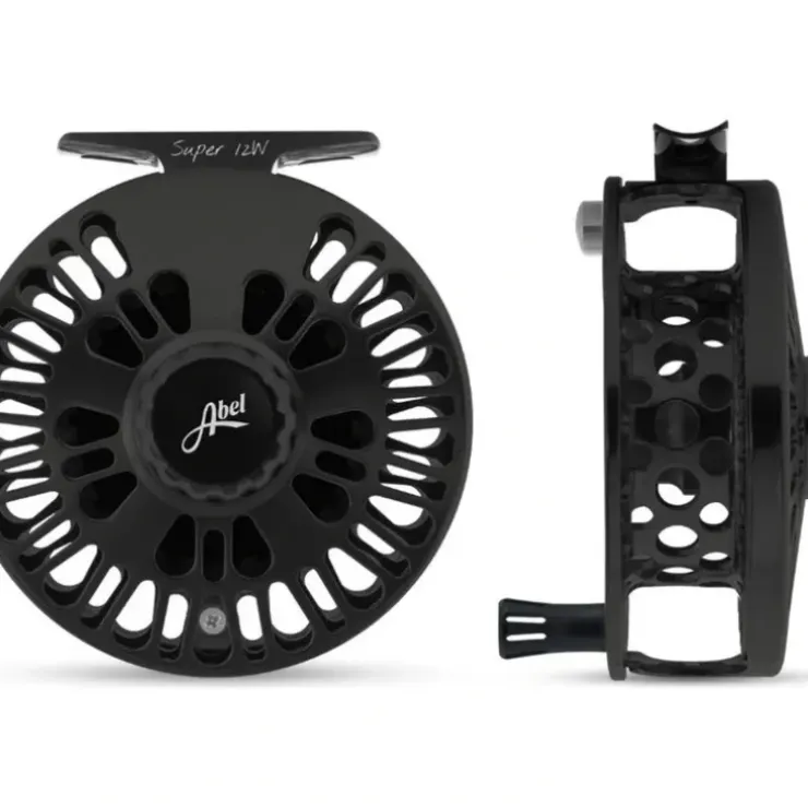 Abel Super Series Reel 12W Satin Black - Your Premium Fishing Gear Store Rods Lines Baits Accessories^ Store