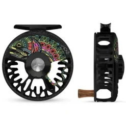 Abel Vaya Reel 5/6 Larko Rainbow Trout, Lark Rainbow Trout Black Drag Knob with Walnut Handle - Your Premium Fishing Gear Store Rods Lines Baits Accessories^ Discount