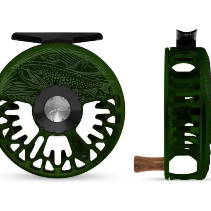 Abel Vaya Reel 5/6 Underwood On the Hunt Deep Green - Your Premium Fishing Gear Store Rods Lines Baits Accessories^ Best Sale