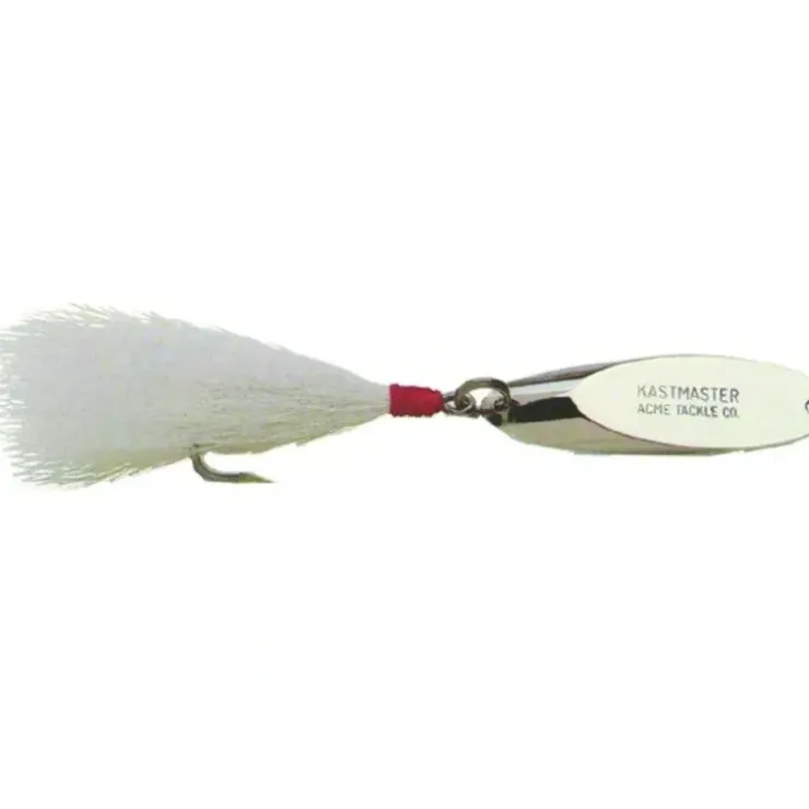 Acme Kastmaster Bucktail 1/8 oz Chrome w/ White Teaser - Your Premium Fishing Gear Store Rods Lines Baits Accessories^ Sale