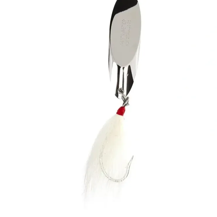 Acme Kastmaster 1.5oz Lure, Chrome, SW15ST/CHFY with White Bucktail - Your Premium Fishing Gear Store Rods Lines Baits Accessories^ Clearance