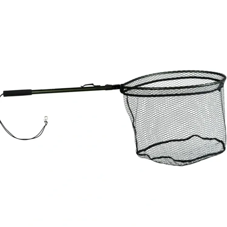Adamsbuilt Aluminum Flip Net 20" Loop with Rubberized Netting - Your Premium Fishing Gear Store Rods Lines Baits Accessories^ Best