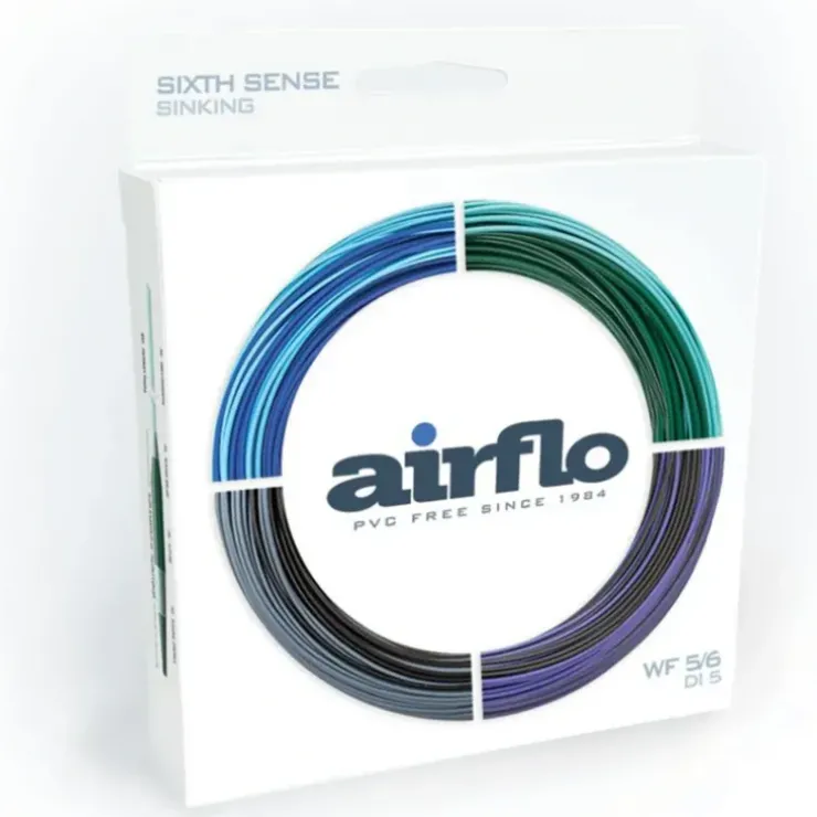 AirFlo Sixth Sense 2 Stillwater Sinking Fly Line DI7 Black - Your Premium Fishing Gear Store Rods Lines Baits Accessories^ Discount