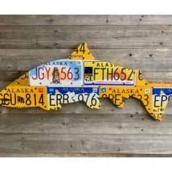 Alaska Steelhead License Plate Art - Your Premium Fishing Gear Store Rods Lines Baits Accessories^ Sale
