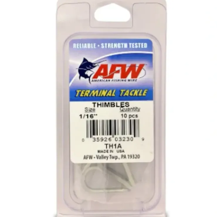 American Fishing Wire Stainless Steel Thimbles - Your Premium Fishing Gear Store Rods Lines Baits Accessories^ Cheap