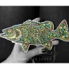 Andrea Larko Smallmouth Bass Zentangle Sticker - Your Premium Fishing Gear Store Rods Lines Baits Accessories^ Fashion