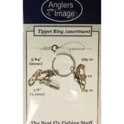 ANGLERS IMAGE TIPPET RINGS NICKEL ASSORTMENT - Your Premium Fishing Gear Store Rods Lines Baits Accessories^ Cheap