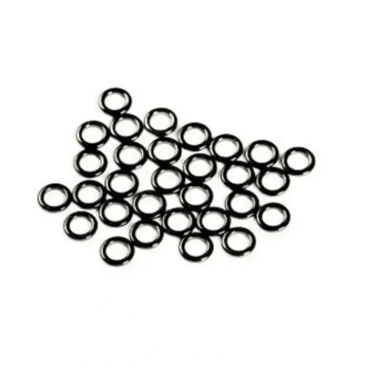 ANGLERS IMAGE TIPPET RINGS SMALL BLACK NICKEL - 10 PACK - Your Premium Fishing Gear Store Rods Lines Baits Accessories^ Shop