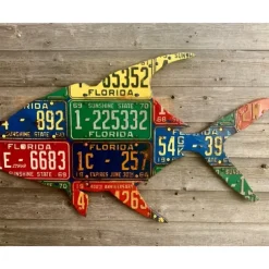 Antique Florida Permit License Plate Art - Your Premium Fishing Gear Store Rods Lines Baits Accessories^ Fashion