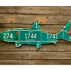 Bahamas '90s Vintage Bonefish License Plate Art - Your Premium Fishing Gear Store Rods Lines Baits Accessories^ Best Sale