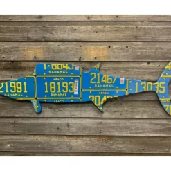 Bahamas Wahoo License Plate Art - Your Premium Fishing Gear Store Rods Lines Baits Accessories^ Cheap