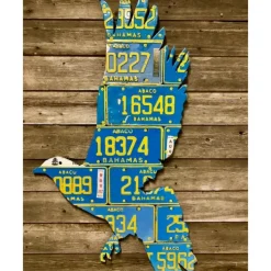 Bahamas White Crown Pidgeon License Plate Art - Your Premium Fishing Gear Store Rods Lines Baits Accessories^ Online