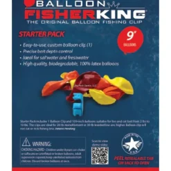 Balloon Fisher King Starter Pack w/ 9" Balloons - Your Premium Fishing Gear Store Rods Lines Baits Accessories^ Cheap