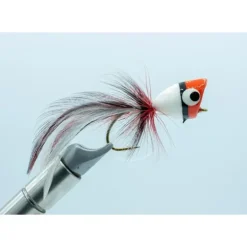 Bass Popper Red/White #6 - Your Premium Fishing Gear Store Rods Lines Baits Accessories^ Sale
