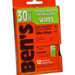 Ben's Repellent Wipes - Your Premium Fishing Gear Store Rods Lines Baits Accessories^ Fashion