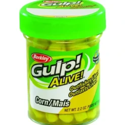 Berkley Gulp Alive Corn Yellow 2.2oz, 1/4" - Your Premium Fishing Gear Store Rods Lines Baits Accessories^ Outlet