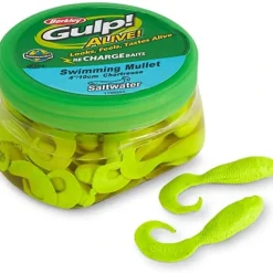 Berkley Gulp Alive Saltwater Swimming Mullet (3"-6", Pint, Asst. Colors) - Your Premium Fishing Gear Store Rods Lines Baits Accessories^ Shop
