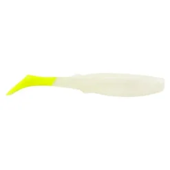 Berkley Gulp Saltwater Paddleshad, 3", 5pk, Pearl White/Chartreuse - Your Premium Fishing Gear Store Rods Lines Baits Accessories^ Discount