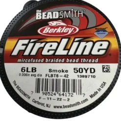Berkley 6lb Beadsmith Fireline Smoke 55 Yards Beading Thread - Your Premium Fishing Gear Store Rods Lines Baits Accessories^ Shop
