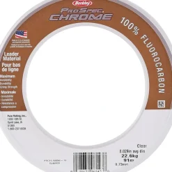 Berkley ProSpec Chrome 100% Fluoro Leader, 50lb, 25yd, Clear - Your Premium Fishing Gear Store Rods Lines Baits Accessories^ Discount