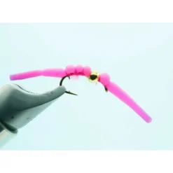 BH Gummy Worm Pink #12 - Your Premium Fishing Gear Store Rods Lines Baits Accessories^ Best