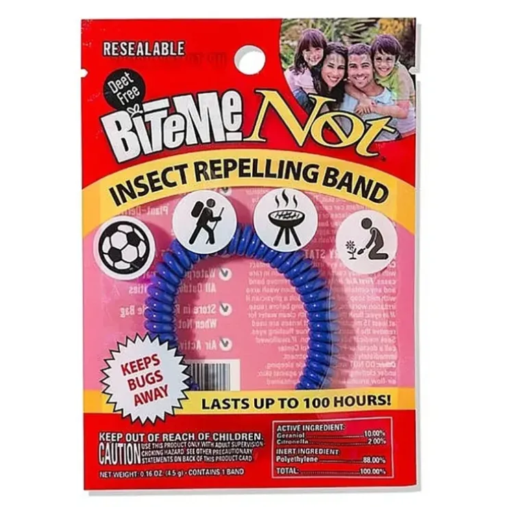 Bite Me Not Insect Repellent Wristband Glow, DEET-Free, Reusable - Your Premium Fishing Gear Store Rods Lines Baits Accessories^ Online