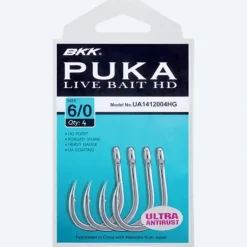 BKK Hooks Puka Livebait HD - Your Premium Fishing Gear Store Rods Lines Baits Accessories^ Outlet