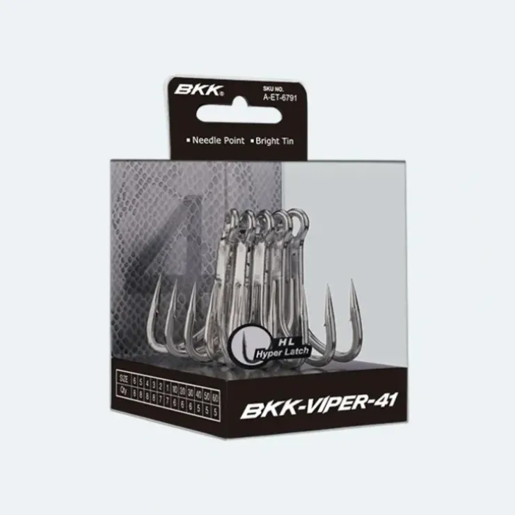BKK Hooks Viper-41 Treble Hooks - Your Premium Fishing Gear Store Rods Lines Baits Accessories^ Sale