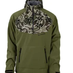 Blackfish Gale Softshell Pullover - Green/Prym1 OS Woods - M - Your Premium Fishing Gear Store Rods Lines Baits Accessories^ Hot