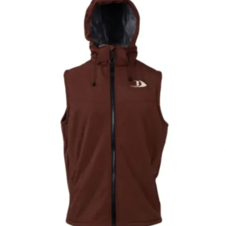 Blackfish Gale Softshell Vest Brown, 2XL - Your Premium Fishing Gear Store Rods Lines Baits Accessories^ Sale