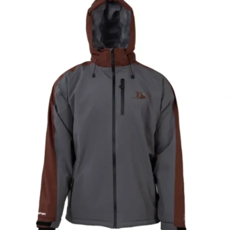 Blackfish StormSkin Gale Jacket - Grey/Brown - L - Your Premium Fishing Gear Store Rods Lines Baits Accessories^ Cheap