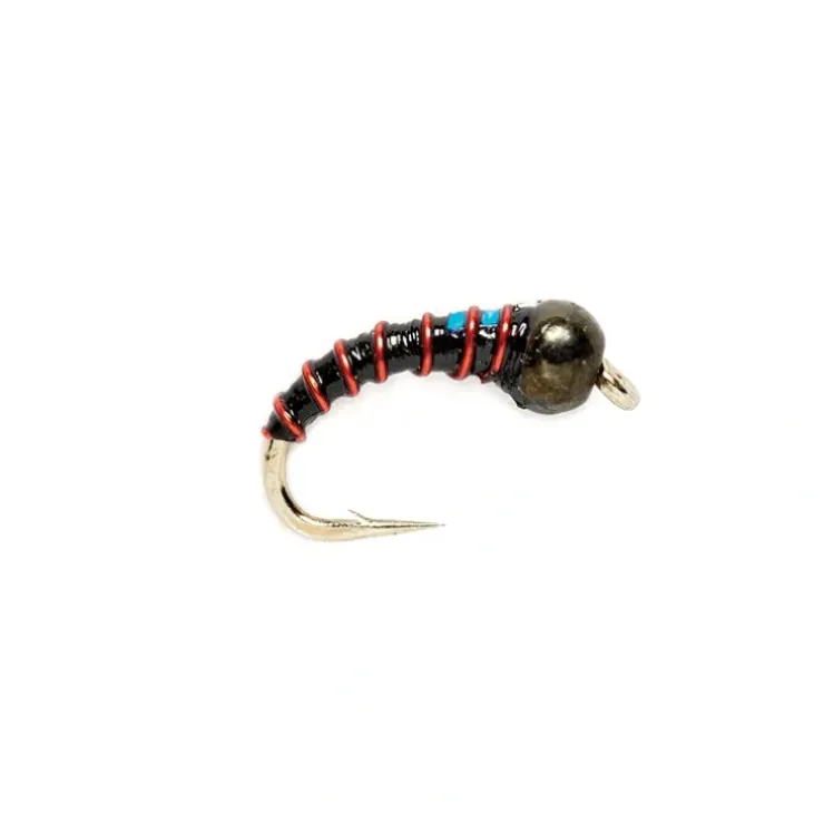 Black Mirage Zebra Midge - Your Premium Fishing Gear Store Rods Lines Baits Accessories^ Cheap