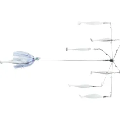Blue Water Candy Rock Fish Candy 6-Arm Umbrella with Parachute, White - Your Premium Fishing Gear Store Rods Lines Baits Accessories^ Sale