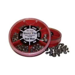 Boss Tin - 6 Way Oval - Your Premium Fishing Gear Store Rods Lines Baits Accessories^ Discount