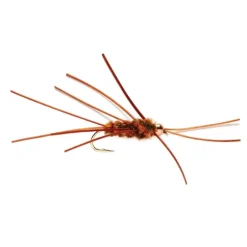 Brown Rubber Leg Stone Tungsten Beadhead - Your Premium Fishing Gear Store Rods Lines Baits Accessories^ Best