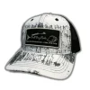 Bull Bay Rods Ripped Series BBR Logo Soft Mesh Trucker Hat Gray & White - Your Premium Fishing Gear Store Rods Lines Baits Accessories^ Best